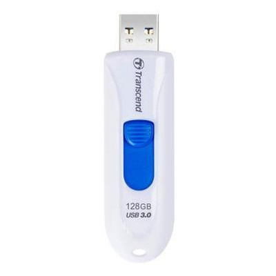 USB флеш накопичувач Transcend 128GB JetFlash 790 White USB 3.0 (TS128GJF790W) фото №1