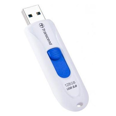 USB флеш накопичувач Transcend 128GB JetFlash 790 White USB 3.0 (TS128GJF790W) фото №2