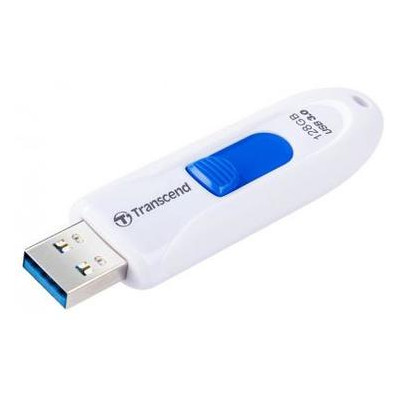USB флеш накопичувач Transcend 128GB JetFlash 790 White USB 3.0 (TS128GJF790W) фото №3