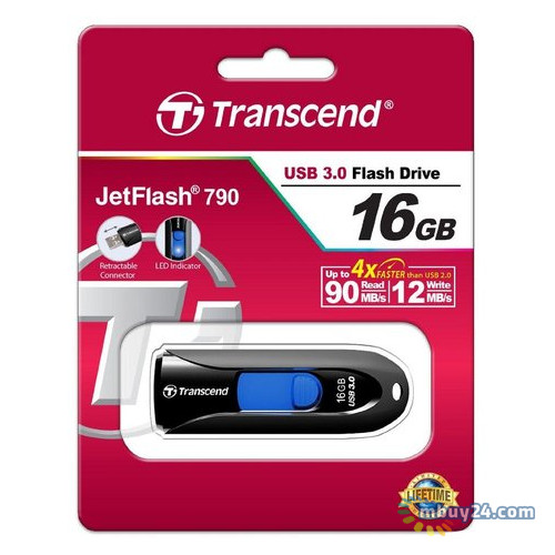 Флешка USB Transcend JetFlash 790 16GB (TS16GJF790K) фото №5