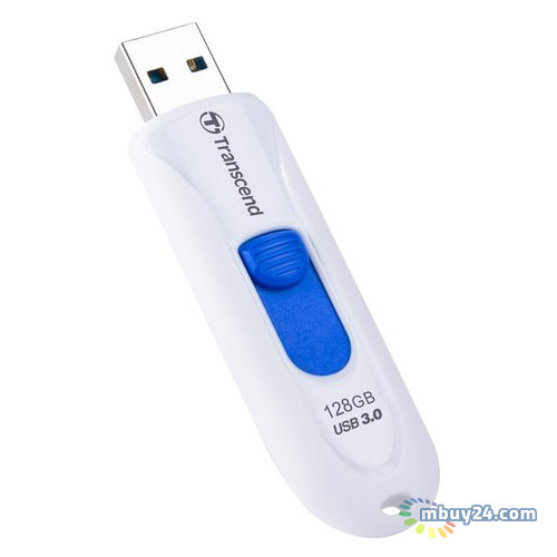 Флешка USB 3.0 Transcend JetFlash 790 128GB White (TS128GJF790W) фото №3