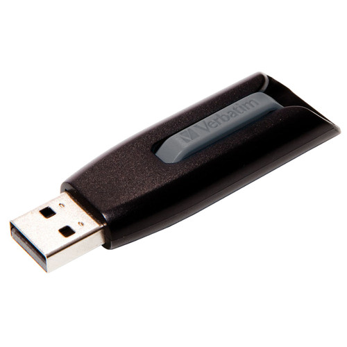 Флеш USB Verbatim V3 32GB USB 3.0 сірий (49173) фото №3