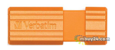 Флешка USB Verbatim PinStripe 16GB Orange (49069) фото №1