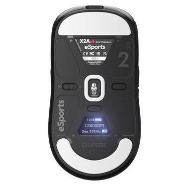 Мышка Pulsar X2A eS Size2 4K 8K Wired Wireless/USB Black (PX2AES21) фото №2