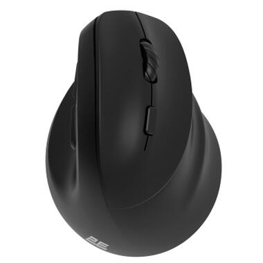 Мишка 2E MF325 Silent Wireless/Bluetooth Black (2E-MF325WBK) фото №1