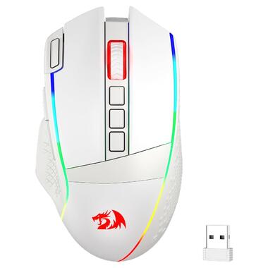 Миша бездротова ігрова Redragon M991 19000DPI White фото №1