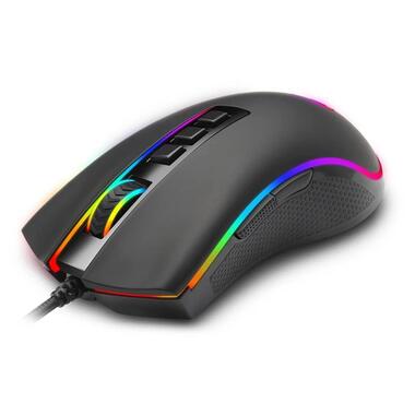 Мишка Redragon Cobra M711-FPS-1 RGB, ігрова, 32000dpi., 9кн., чорна (77226) фото №6
