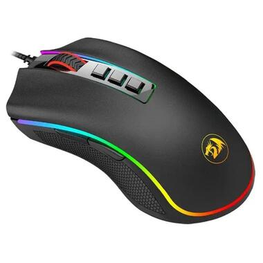 Мишка Redragon Cobra M711-FPS-1 RGB, ігрова, 32000dpi., 9кн., чорна (77226) фото №3