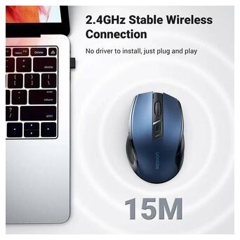 Мышь Ugreen MU006 Silence Design Blue (15064) фото №5