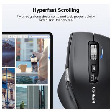 Мышка Ugreen M751 Wireless/Bluetooth Black (45792) фото №2