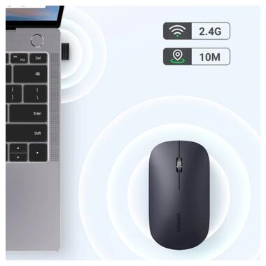 Мышка Ugreen MU001 Portable Wireless Black (90372) фото №7