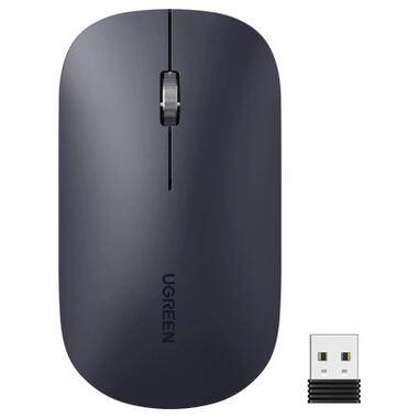 Мышка Ugreen MU001 Portable Wireless Black (90372) фото №1