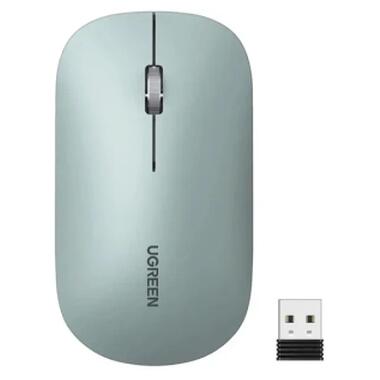Мышка Ugreen MU001 Portable Wireless Green (90374) фото №1