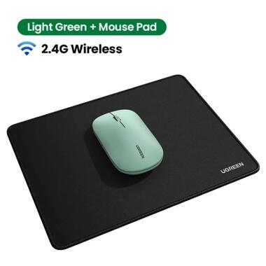 Мышка Ugreen MU001 Portable Wireless Green (90374) фото №8