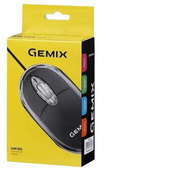 Миша Gemix GM105 Black USB фото №8