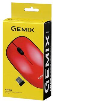 Миша Gemix GM195 Wireless Red (GM195Rd) фото №7