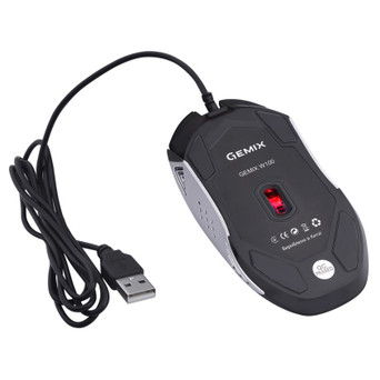 Миша Gemix W100 USB Black/Gray + ігрова поверхня (W100Combo) фото №9