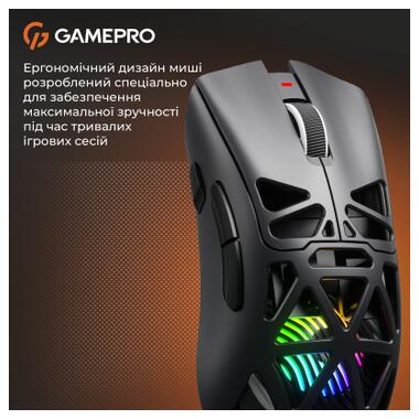 Мышка GamePro Genesis Hollow Wireless/Bluetooth/USB Black (GM870HB) фото №15