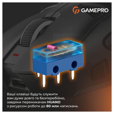 Мышка GamePro Genesis Hollow Wireless/Bluetooth/USB Black (GM870HB) фото №14