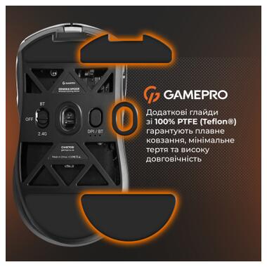 Мышка GamePro Genesis Hollow Wireless/Bluetooth/USB Black (GM870HB) фото №12