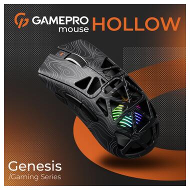Мышка GamePro Genesis Hollow Wireless/Bluetooth/USB Black (GM870HB) фото №6