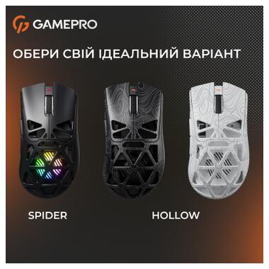 Мышка GamePro Genesis Hollow Wireless/Bluetooth/USB Black (GM870HB) фото №7