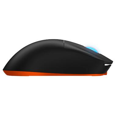 Мышь беспроводная Hator Quasar 2 Pro Wireless Black/Orange (HTM560BO) фото №4