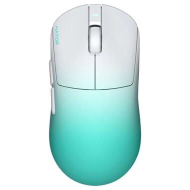 Мышка Hator Quasar 3 Ultima 8K Wireless/Bluetooth/USB White/Mint (HTM761) фото №1