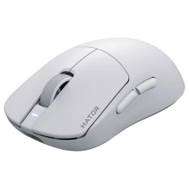 Мышка Hator Quasar 3S Ultima 8K Wireless/Bluetooth/USB White (HTM661) фото №2