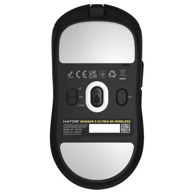 Мышка Hator Quasar 3 Ultima 8K Wireless/Bluetooth/USB Black (HTM762) фото №6