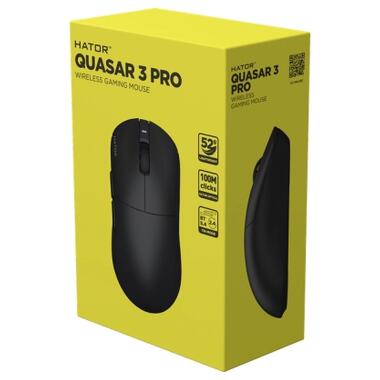 Мышка Hator Quasar 3 Pro Wireless Black (HTM740) фото №7