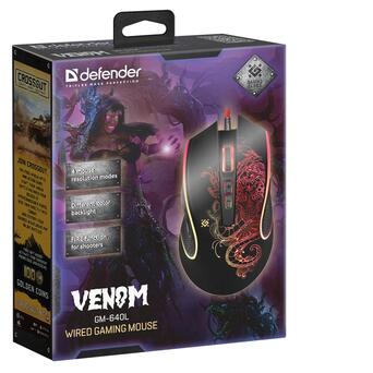 Миша Defender Venom GM-640L Black (52640) фото №5