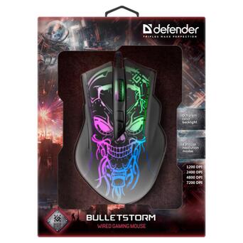 Миша Defender Bulletstorm GM-928 USB Black (52928) фото №6