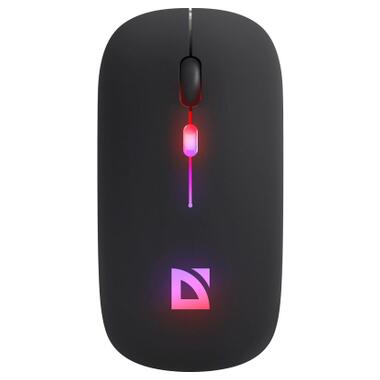 Мышка Defender Touch MM-997 Silent Wireless RGB Black (52997) фото №1