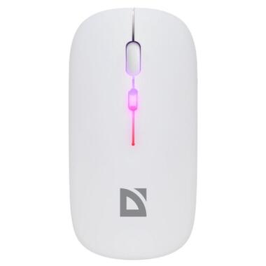 Мышка Defender Coda MB-261 Led Wireless/Bluetooth White (52262) фото №1