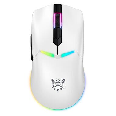 Мышь Onikuma RGB Tri-Mode Gaming Mouse CW928 белая фото №1