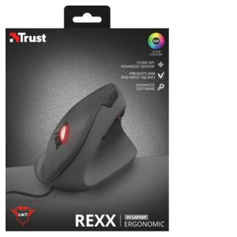 Миша Trust GXT 144 Rexx Vertical gaming mouse (22991) фото №11