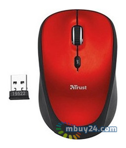 Миша Trust Yvi Wireless Mini Mouse Red (19522) фото №1