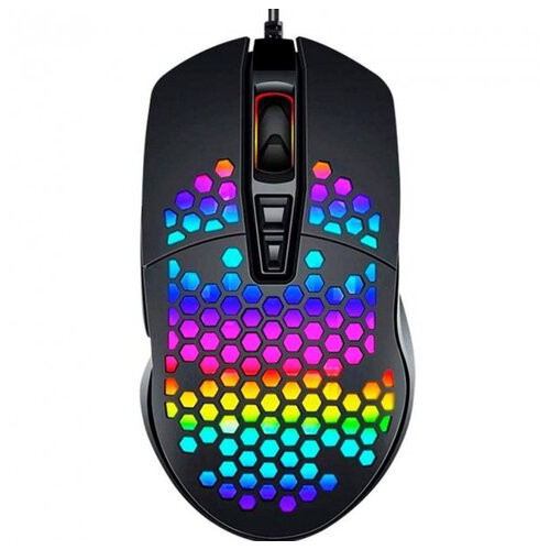 Ігрова провідна оптична миша з світлодіодним підсвічуванням XPRO M4 Streamer чорна (ЦУ-00031701) фото №3