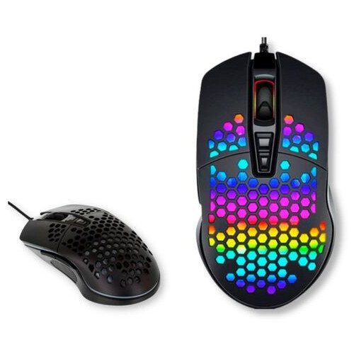 Ігрова провідна оптична миша з світлодіодним підсвічуванням XPRO M4 Streamer чорна (ЦУ-00031701) фото №1