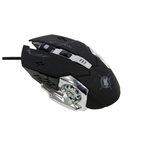 Ігрова провідна оптична миша з світлодіодним підсвічуванням XPRO X6 чорна (4713) фото №6
