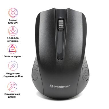 Мышка Holmer MW-01OF Wireless Black (MW-01OF) фото №11