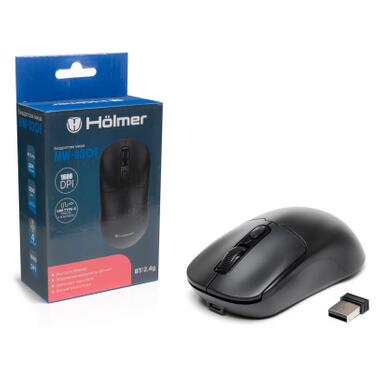 Мышка Holmer MW-03OF Wireless/Bluetooth Black (MW-03OF) фото №11