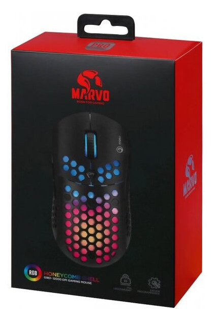 Misha Marvo G961 RGB-LED USB Black фото №6