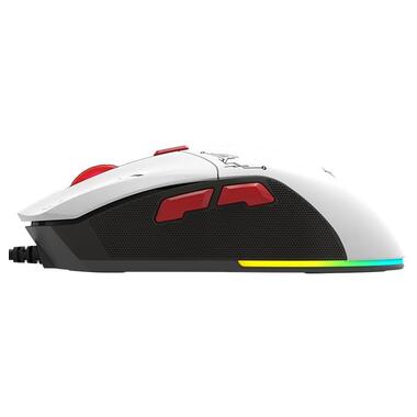 Мишка XTRIKE ME GM-316W, ігрова 7200dpi., 7кн., 13 режимів RGB, 2 панелі, біла (GM-316W) фото №4