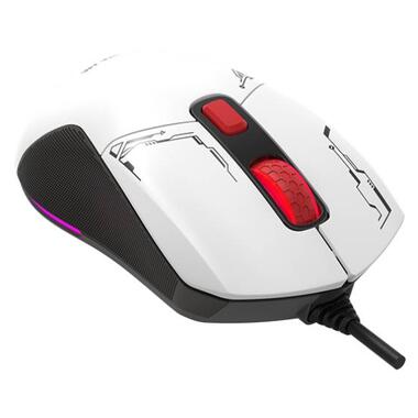 Мишка XTRIKE ME GM-316W, ігрова 7200dpi., 7кн., 13 режимів RGB, 2 панелі, біла (GM-316W) фото №2