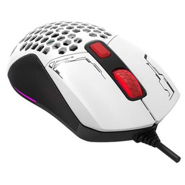 Мишка XTRIKE ME GM-316W, ігрова 7200dpi., 7кн., 13 режимів RGB, 2 панелі, біла (GM-316W) фото №7