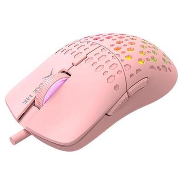 Мишка провідна ігрова XTRIKE ME GM-209P, рожева фото №5
