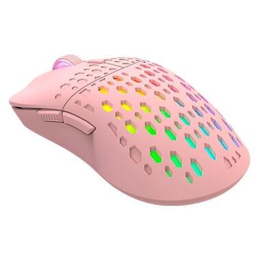 Мишка провідна ігрова XTRIKE ME GM-209P, рожева фото №6