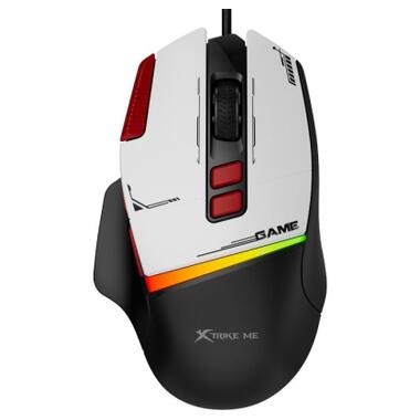 Мышка Xtrike ME GM-325 RGB USB Black/White (GM-325BK) фото №1